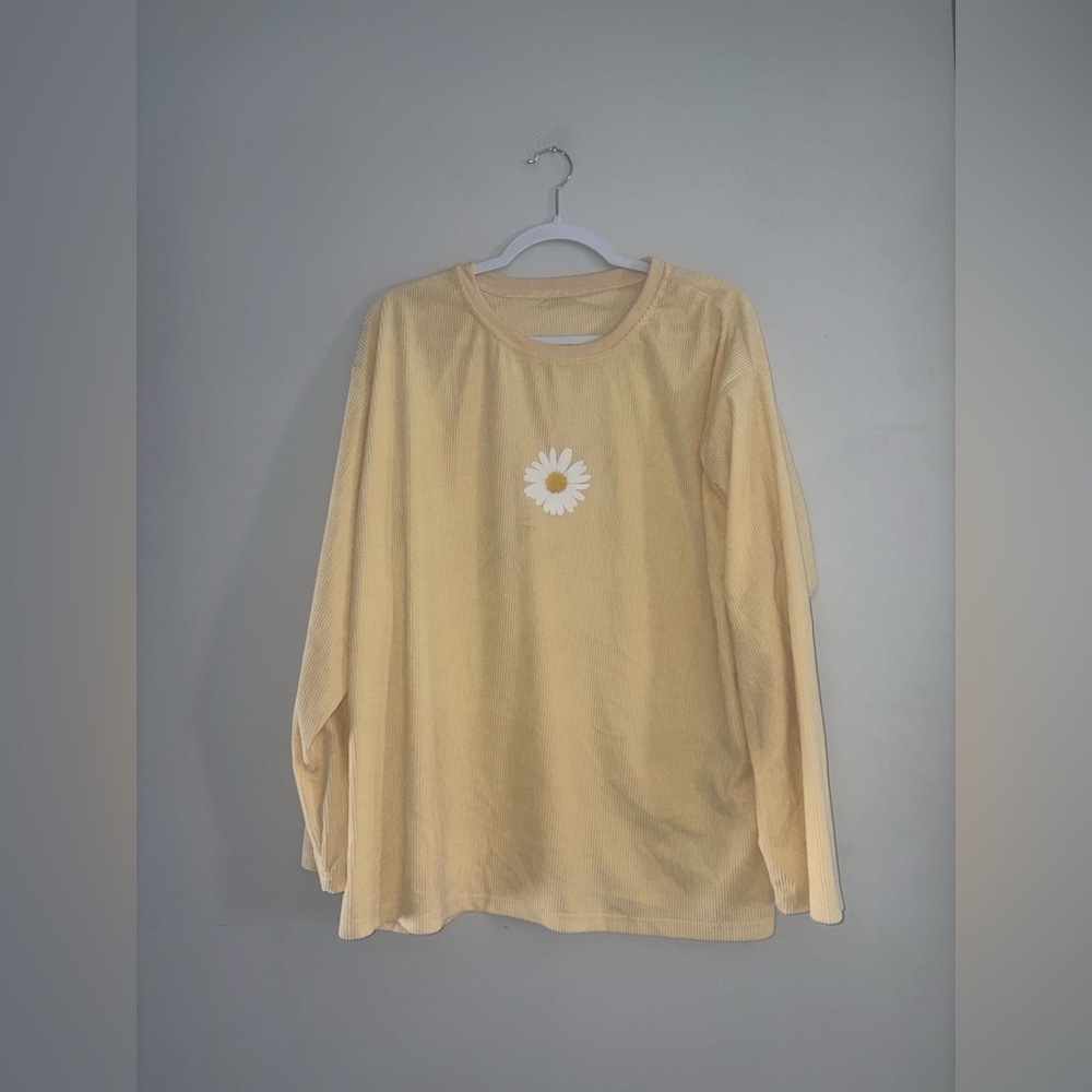 SHEIN | Yellow Sunflower Sweater